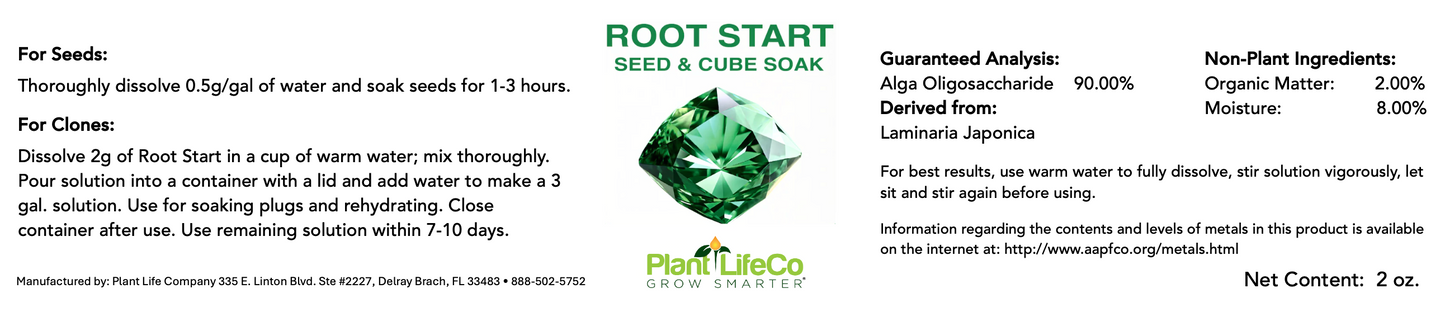 ROOT START: Seed & Grow Cube Soak (2 oz. jar)