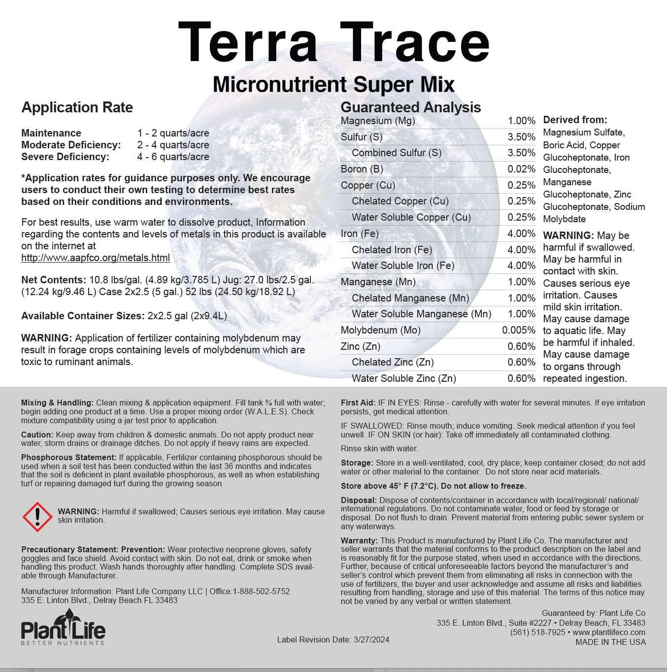 Terra Trace Micronutrient Super Mix
