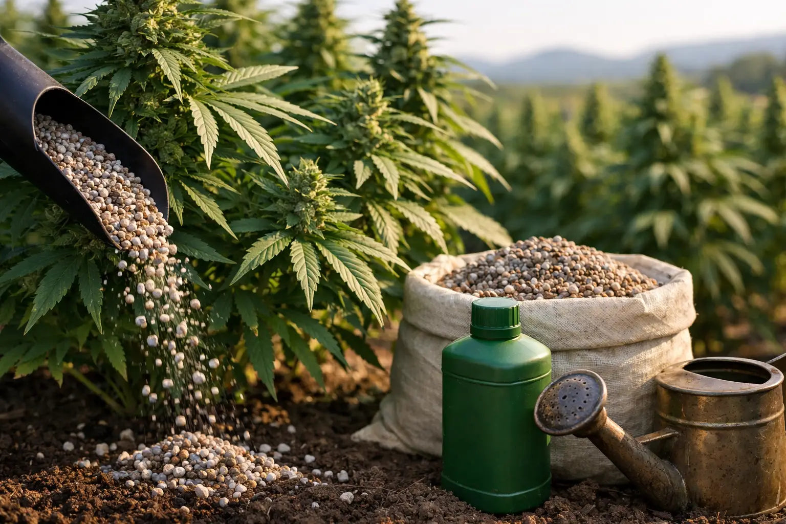 Outdoor Cannabis Fertilizer for Stronger Harvests