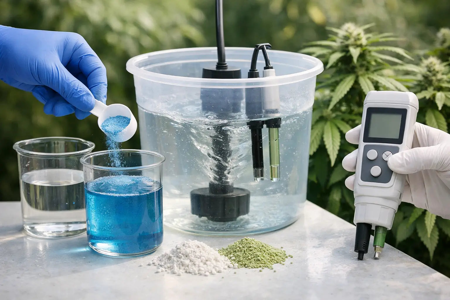 How to Mix Soluble Nutrients Without Lockout