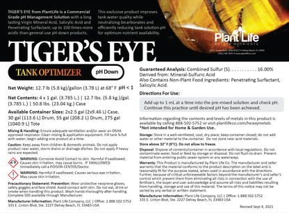 Tiger's Eye pH Down